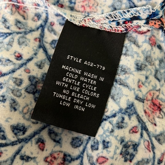 Revamped Boho Parsley Maxi Slit Kimono Duster Size Medium - Picture 9 of 14